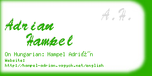 adrian hampel business card